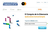 IV Congrés de la CiberSocietat (1a fase)