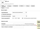 Matr�cula UNED