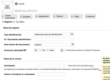 Matrícula UNED